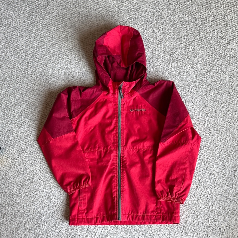 Columbia Vibrant Red Hooded Jacket